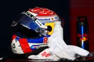 Max Verstappen's helmet after the sprint qualifying session for the 2025 F1 United States GP race weekend - Source: Getty